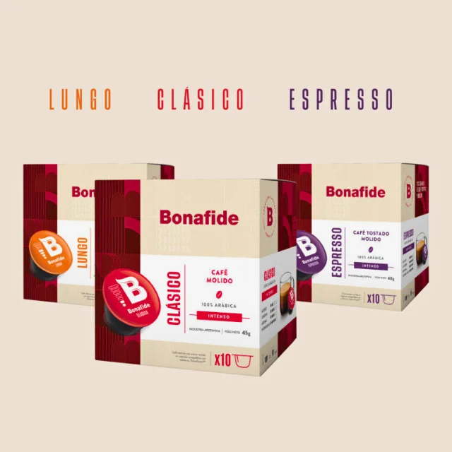 Combo Cápsulas Mix Dolce Bonafide X 30 Uni